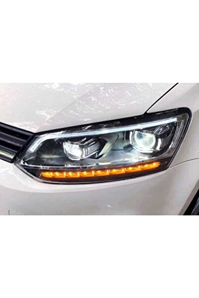 Genel Markalar VOLKSWAGE POLO 2010-2017 IÇIN UYUMLU B-8 GÖRÜNÜM LED FAR FULL LED