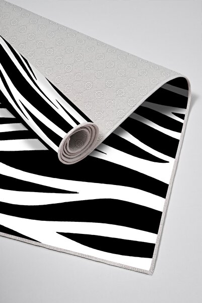 Alanur Home Alanur Trend Non-Slip Base Digital Bathroom Set Black