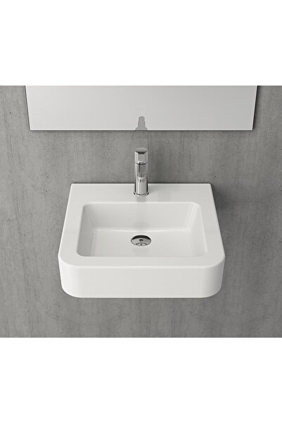 Bocchi 1122-001-0126 Scala Parma Tezgah Üstü Lavabo 50 Cm Beyaz
