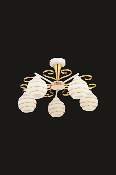 Trendylight Ezgi 5'li Gold Modern Avize