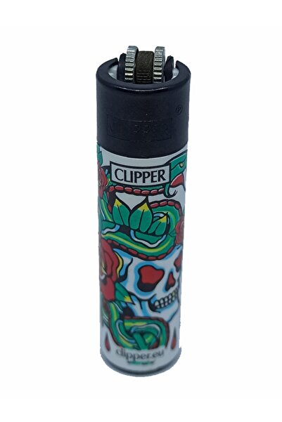 Clipper Titu Market Clıpper Model Tek Pürmüz Yılan Desenli Renkli Çakmak