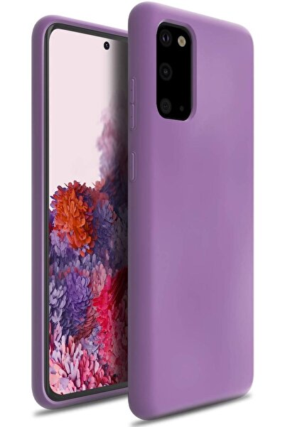 HappyCase Samsung S20 Uyumlu Içi Kadife Lansman Silikon Kılıf