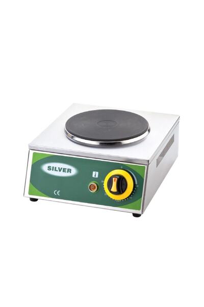 Işıkgaz Silver Inox Set Üstü Elektrikli 1 Gözlü Ocak Pleyt Isıtıcı