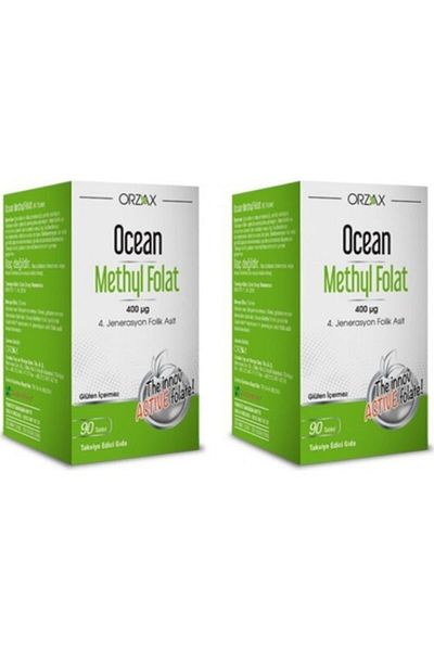 Ocean Methyl Folate 400 Mcg 30 Tablets X2 Pieces