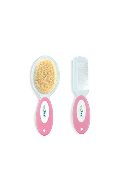 Babyjem Natural Bristle Brush Comb Set
