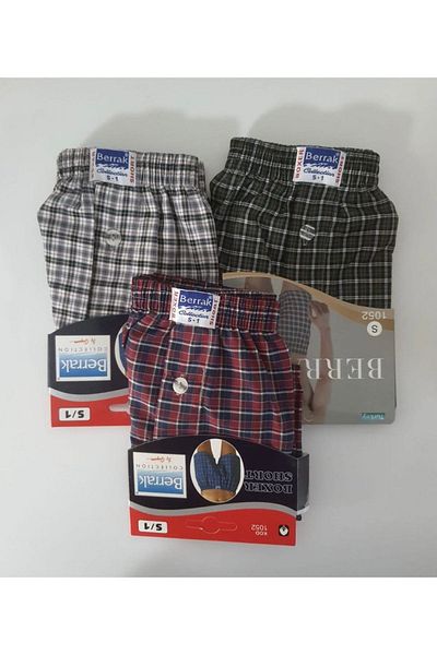 Berrak Ανδρικά σλιπ Boxer 3 Συσκευασία