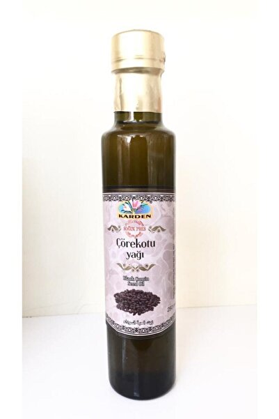 Karden Çörekotu Yağı Soğuk Pres 250 ml