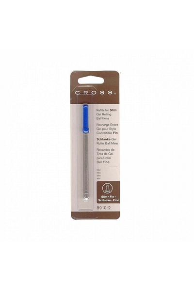 Cross 8910-2 Spıre Roller Thin Gel إعادة التعبئة الزرقاء
