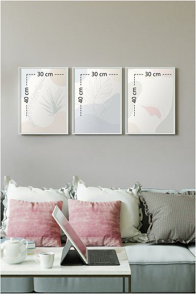 ÖZCANLAR ÇERÇEVE Özcanlar Decoration Multiple Frames Prints Print Set Home Decor Home Decor Painting