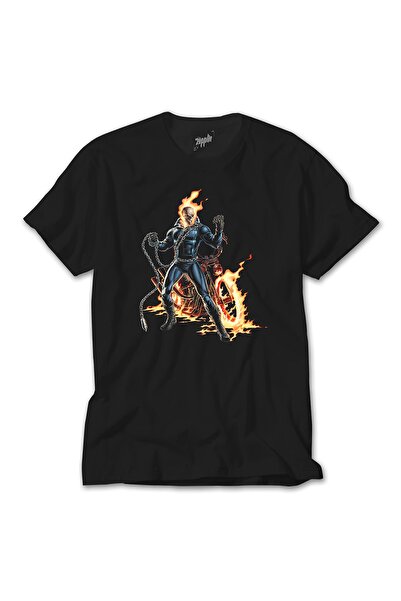 Z zepplin Ghost Rider Tricou negru The Laugh Of The Dead