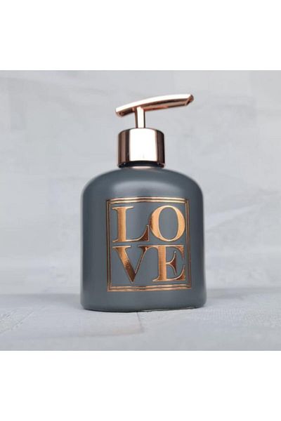 Tabivar Love Liquid Soap Dispenser Gold Λεπτομερής Διακοσμητική Αντλία Σαπουνιού WC Μπάνιου