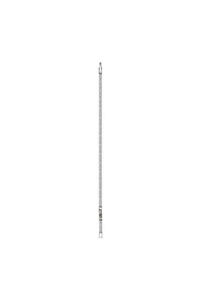 Merano Design 3mm Rhodium Su Yolu Bileklik