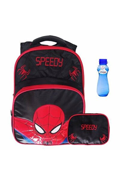 Mashotrend Speedy Spiderman Okul Çantası - Spiderman Çanta + Beslenme Çantası...