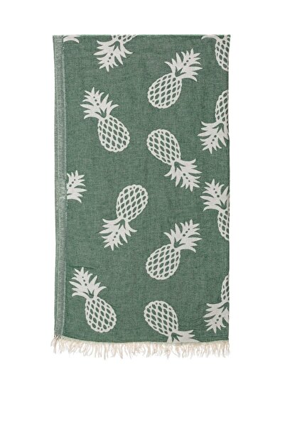 rosa bianca Міссі Зелений Ананас Жакардовий Двосторонній Бавовняний Пештемаль