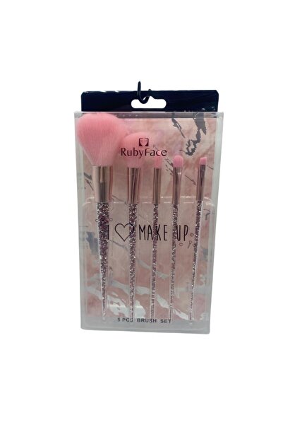 ruby face Σετ 5 πινέλων μακιγιάζ - Κρυστάλλινη πούδρα