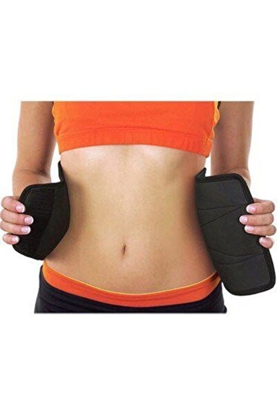 eryatex Black Thermal Sauna Belt Neoprene Waist Corset Athlete Belt Slimming Belt