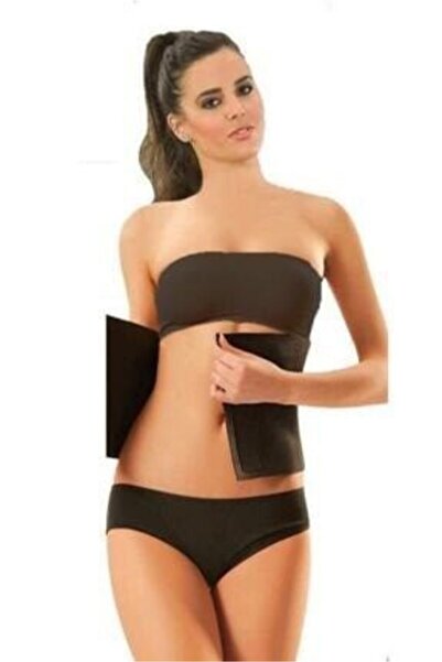 eryatex Black Thermal Sauna Belt Neoprene Waist Corset Athlete Belt Slimming Belt