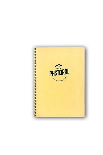 Gıpta Pastoral Spiral Plastic Cover Notebook A6 80 Sheets Checkered
