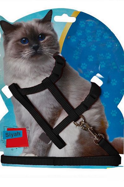 Neler Geldi Neler Cat Collar Chest Collar Waist Tie Puppy Dog Walking Neck Waist Patterned Adjustable