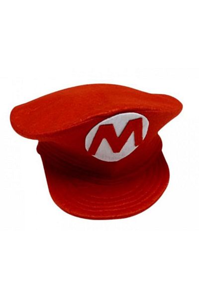 KOSTÜMCE Unisex Kids Red Super Mario Cap