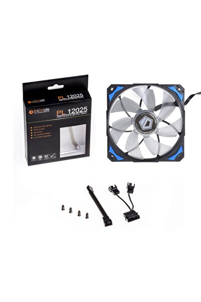 ID-COOLİNG Id-coolıng Pl-12025-b 12cm 4pin Pwm Mavi Kasa Fanı