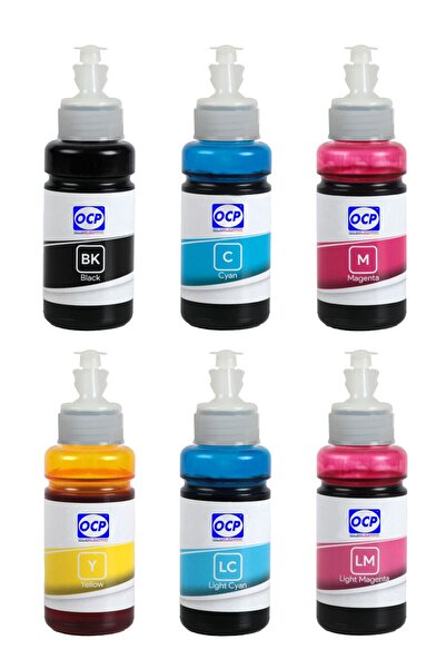 OCP Epson L800 L805 L850 L1800 Mürekkep 70ml Set 6 Renk