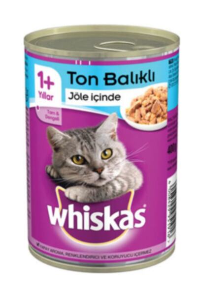 Whiskas Konserve Ton Balık Kedi Maması 400 gr