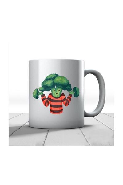 sıradışıhediyem كوب مطبوع بالبروكلي