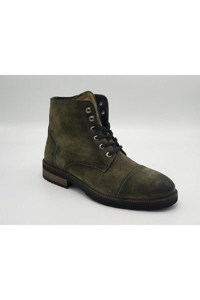 MARCOMEN 9599 Ανδρικές Μπότες Χακί Suede