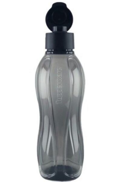Tupperware Eco Bottle 1 Liter Black and 1 Liter Green Flask