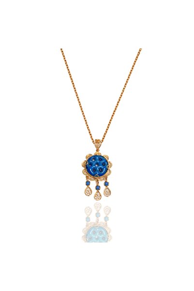 Midyat Nurtaş Gümüş Telkari El İşi Roslu Gümüş Süryani Nazar Boncuğu