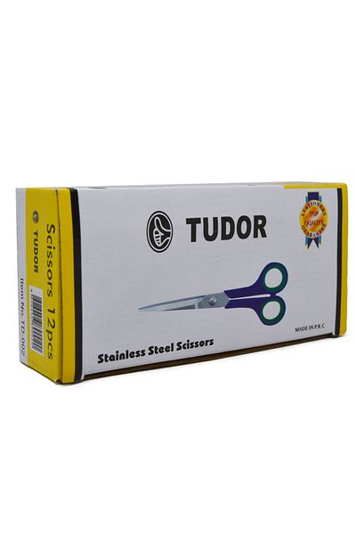 Four Office Tudor 5.5 Inc Scissors Rugged Quality 5" Scissors 14 Cm