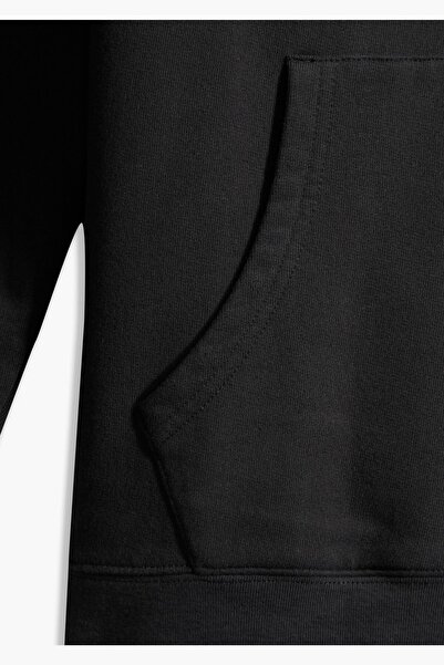 Levi's Pánská černá mikina s kapucí - mikina 3458100010