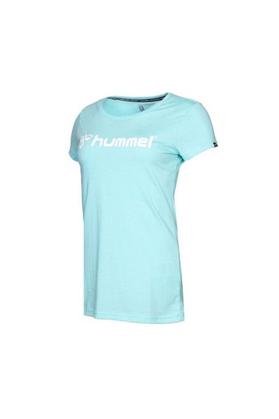 hummel HMLMARIHU T-SHIRT S/S ARUBA MAVI Kadın T-Shirt 100580771