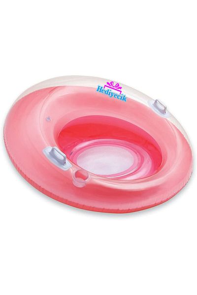 hediyecik Intex Pink Inflatable Set - 119 Cm for Sea and Pool with Handle and Cup