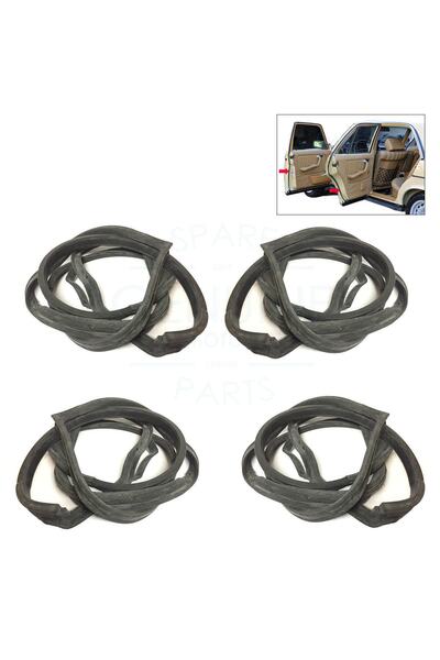 Güçlas Mercedes W126 Kapı Toz Fitili/ Kapı Toz Lastiği sel 4 Kapı