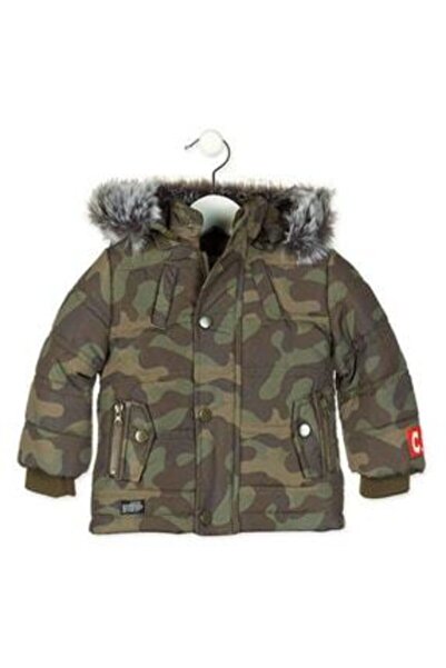 LOSAN Erkek Bebek Kamuflaj Parka Mont