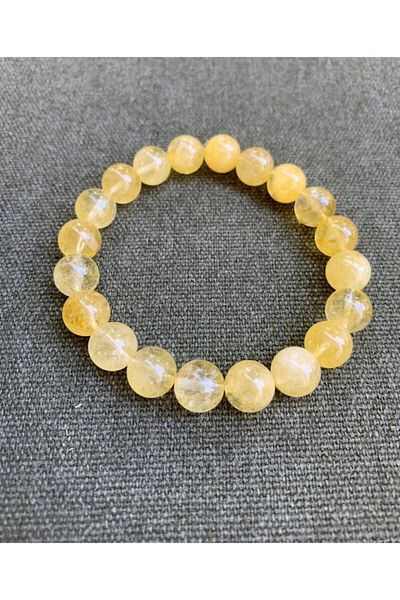 AYZE DOĞALTAŞ Citrine Bracelet 10 mm