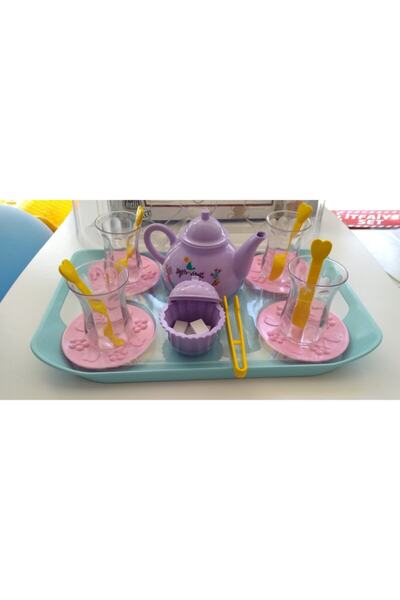 Birlik Oyuncak Ince Beli Çay Vakti Çay Bardak Çaydanlık Hepsi Bir Arada 22 Parça