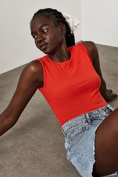 XHAN Coral Strap Corded Blouse 1yxk2-45050-64