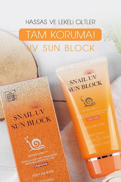 Jigott Full Protection for Sensitive and Blemished Skin Pure Snail Sun and Care Cream Spf 50 + / Pa +++