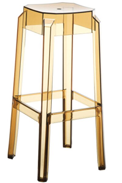 Siesta Fox Bar Taburesi 75cm Kahverengi Transparan