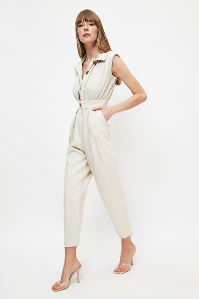Trendyol Collection Jumpsuit - Gray - Regular fit