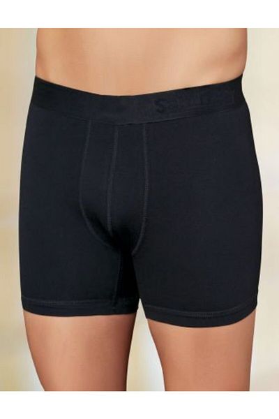 Şahinler Μαύρη ανδρική τσάντα Lycra Boxer Me031 1 Pack