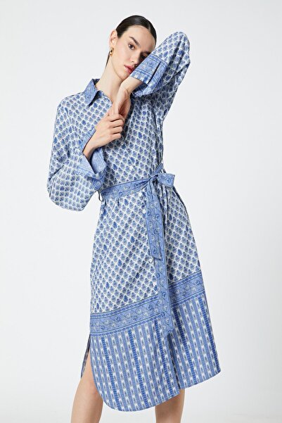 Koton Rochie de damă albastră cu model