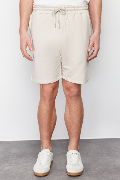 Trendyol Collection Norkové šortky Regular/Regular Fit s potištěným písmem TMNSS24SR00032