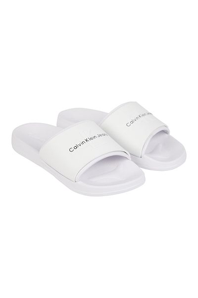 Calvin Klein Logo Slippers Ym0ym00361 Ybr Men's Slippers Ym0ym00361