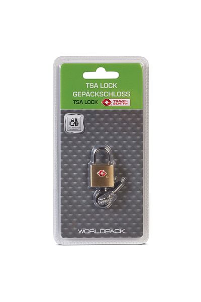 Worldpack Seyahat Aksesuarları TSA-Vorhängeschloss 2 cm