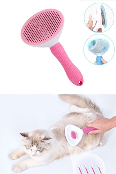 Dream Plus Ice Cream Catnip Cat Lick Ball And Automatic Cleaning Cat Dog Brush Hair Collector Comb