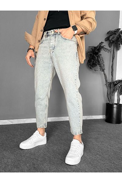THEMANN Boyfriend Molded Antique Blue Jeans BF-15